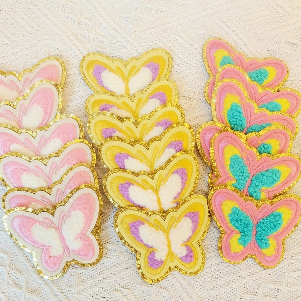 Iron-on Butterfly Patch- Chenille Patches