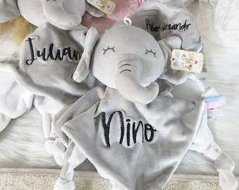 Personalised Baby Comforter,Embroidered Baby Comforter,Stuffed Animal Comforter,Baby Shower Gift,Sleep Toy,Baby Newborn Gift