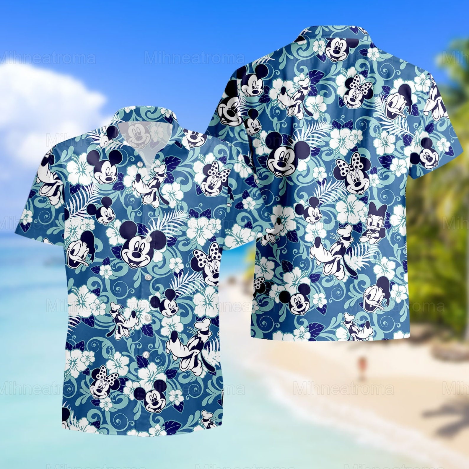 Disney Cruise V2 Hawaiian Shirt, Short Sleeve Hawaiian Aloha Shirt