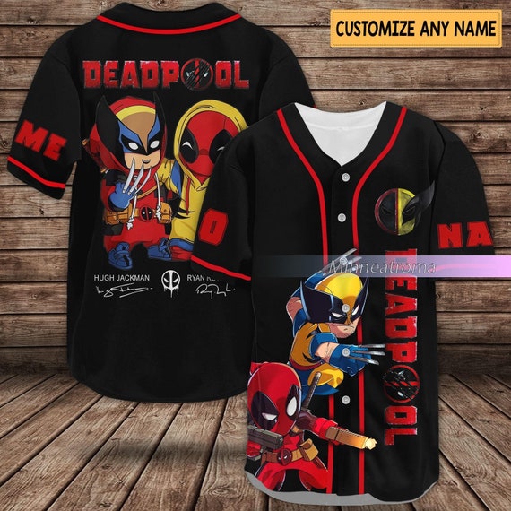 Deadpool sales baseball jersey