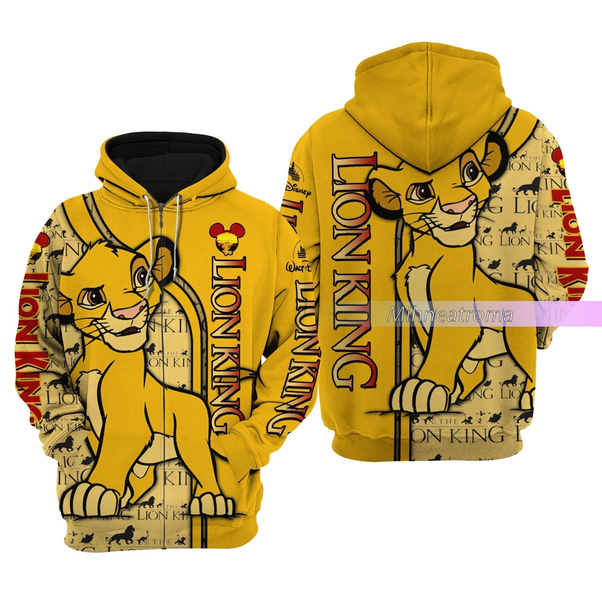 Lion King Hoodie, Lion King Shirt, Lion King Zip Hoodie, Simba Shirt