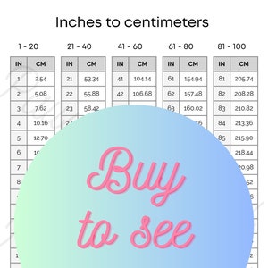 Conversion inch in cm & mm » Online Converter & Conversion Table