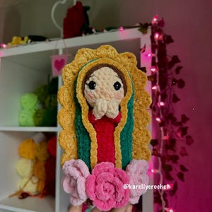 Patron Virgen de Guadalupe MEDIANA 23cm  (español)