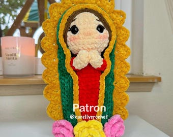Patron Virgin of Guadalupe (Spanish and English)