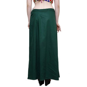 Readymade Cotton Petticoat Indian Saree Petticoat Underskirt Sari