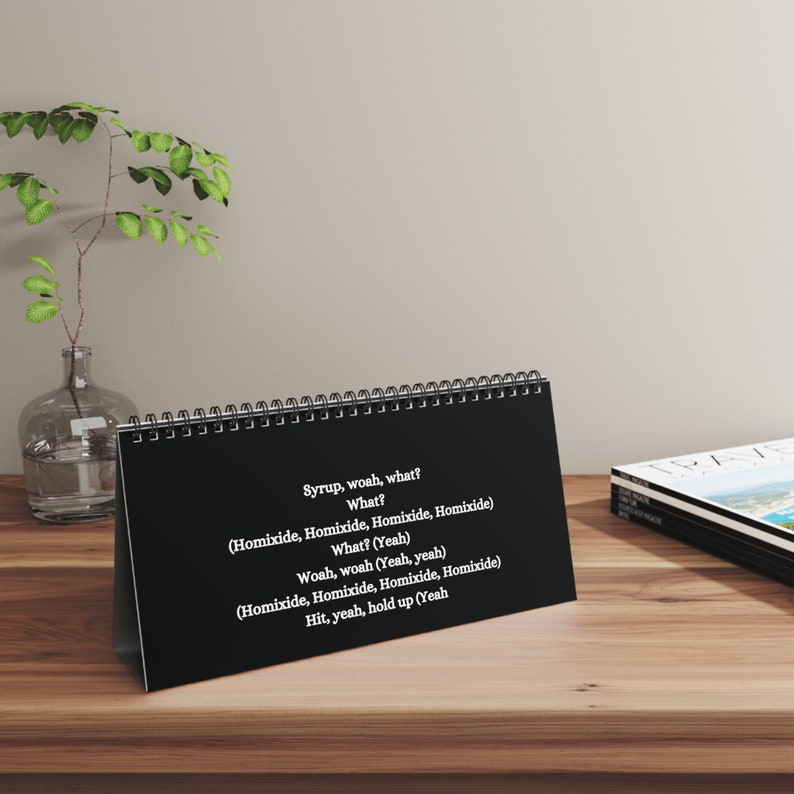 2025 Travis Scott Calendar, Hiphop Artist Wall Calendar, Perfect for