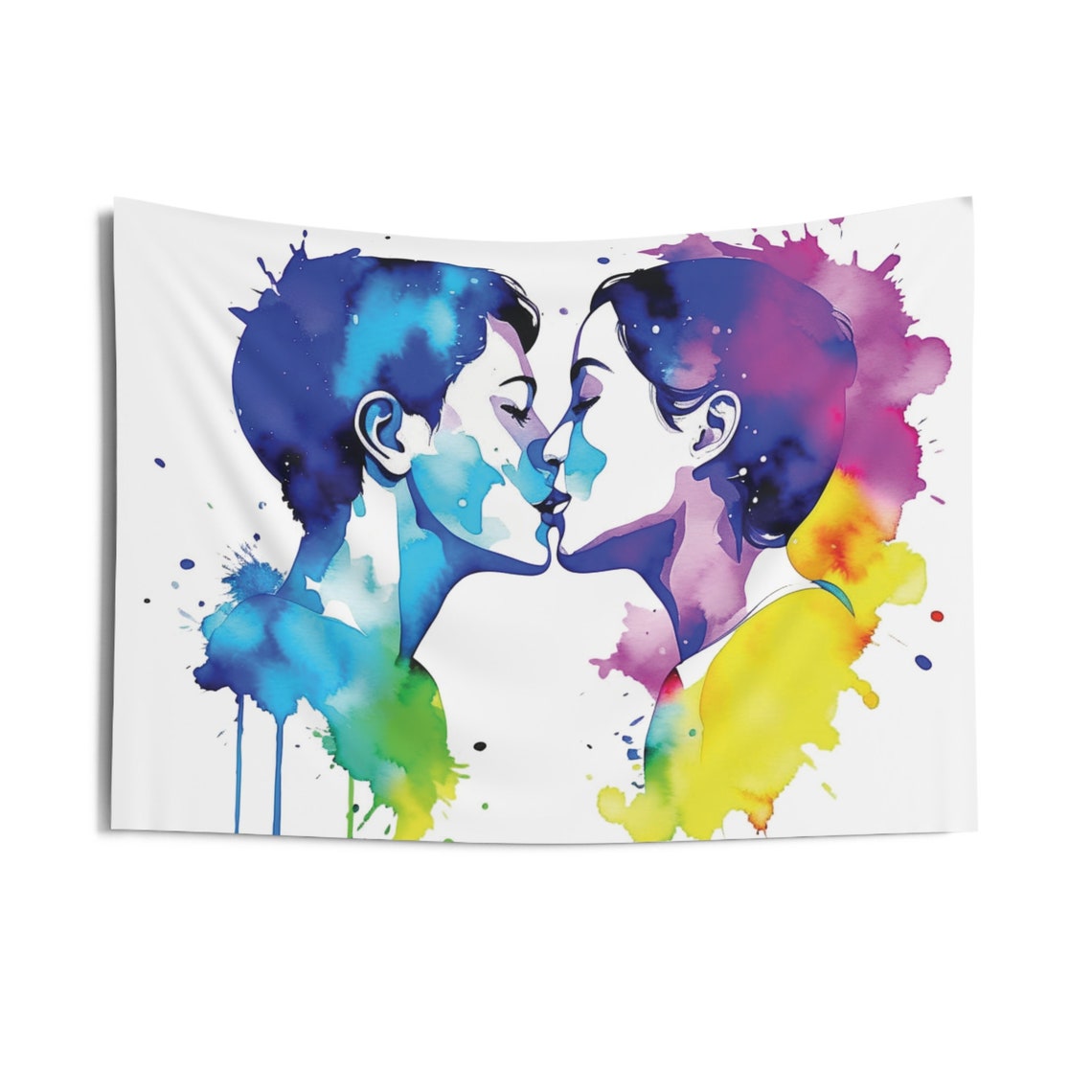 Valentine's Special Kissing Couple Tapestry, Charming Home Accent