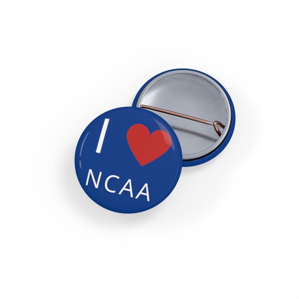 Botón de pin de fan de la NCAA: emblema colorido del equipo, accesorio para eventos deportivos, regalo único para estudiantes universitarios y seguidores