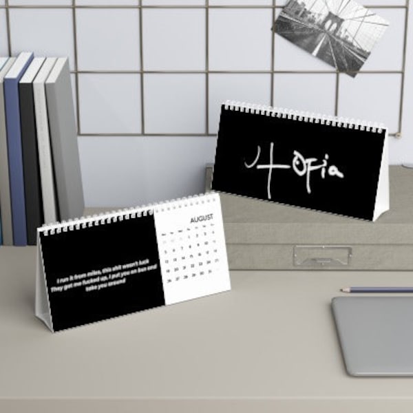 Utopia 2024 Travis Scott Calendar, Stunning Eye Imagery, Essential Home Office Decor, Ideal Birthday Gift for Travis Scott Fans