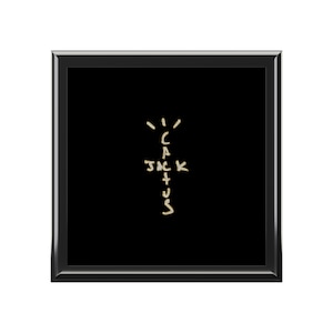 Hip-Hop Themed Jackcactus Jewelry Box, Travis Scott Inspired Storage, Special Keepsake for Music Enthusiasts Gift