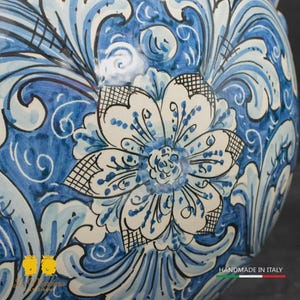 Lampada Barocca in Ceramica di Caltagirone 58cm - Vari Modelli