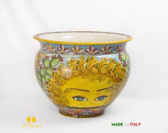ヴィンテージ日本製陶器花瓶：錆色のツイスト - Etsy 日本