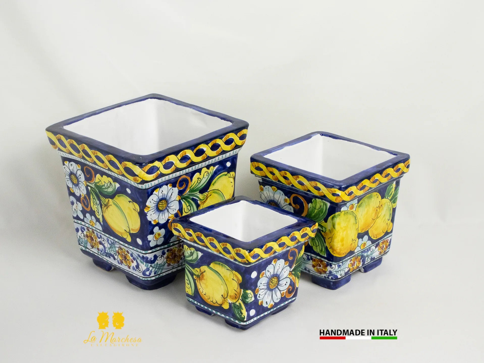 Sicilian lemon vase - Etsy 日本