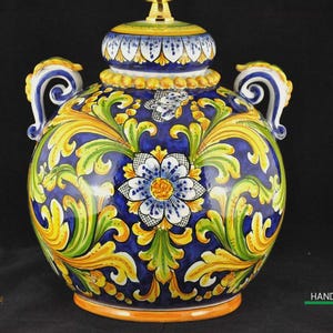 Lampada Barocca in Ceramica di Caltagirone 58cm - Vari Modelli