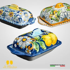 Mantequera de cerámica de Caltagirone - Varios modelos