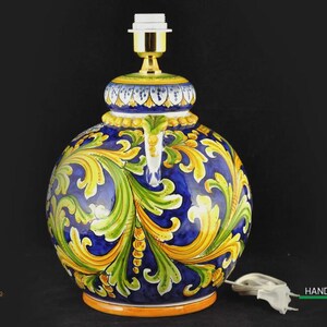 Lampada Barocca in Ceramica di Caltagirone 58cm - Vari Modelli