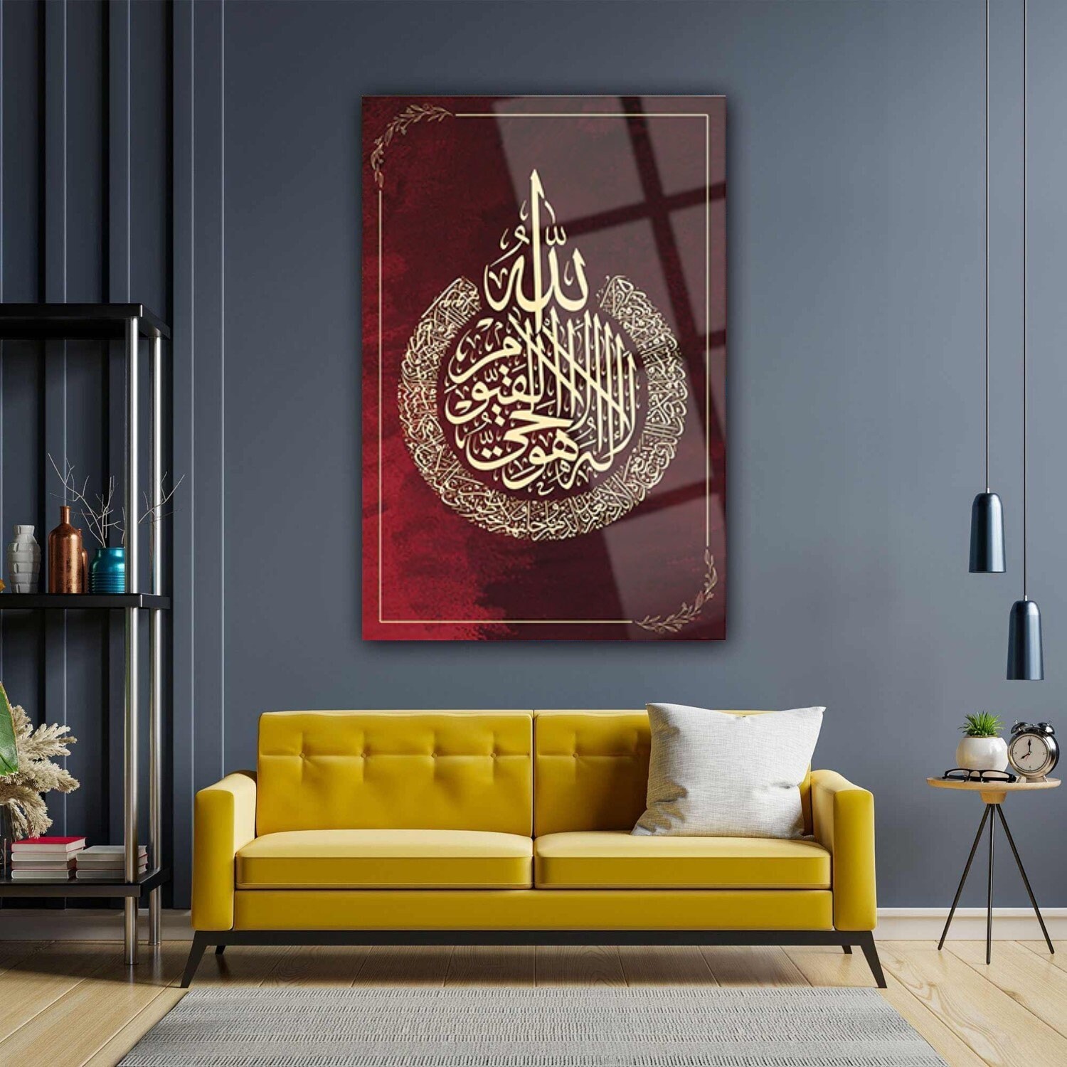 Ayat Ul Kursi Glass Wall Art Home Decor Ayatul Kursi Glass Etsy Canada