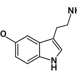 Serotonin Molecule Vector File (.SVG)