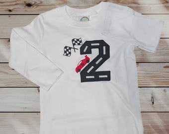 2 Fast Racecar Applique File for Machine Embroidery