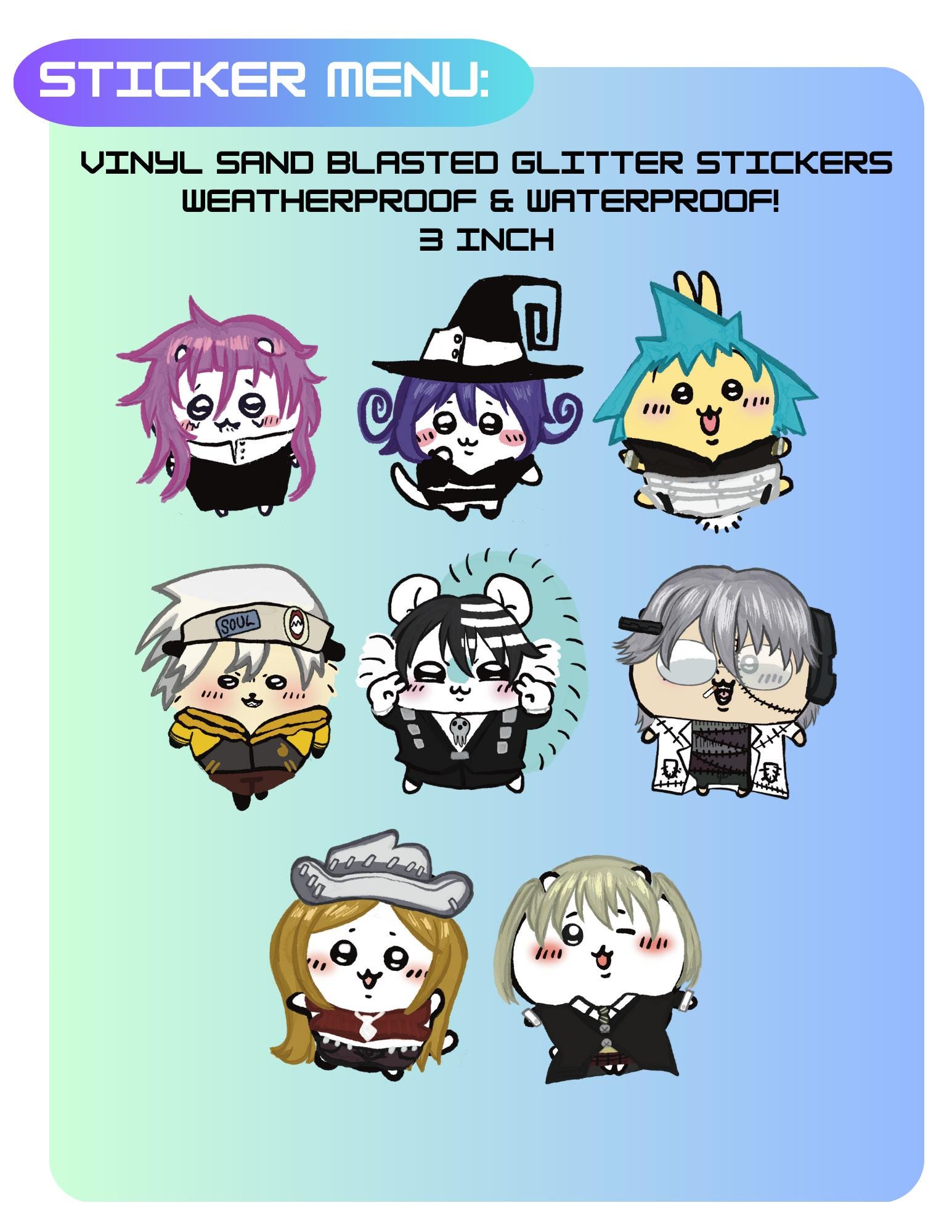 Soul eater sticker - Etsy 日本