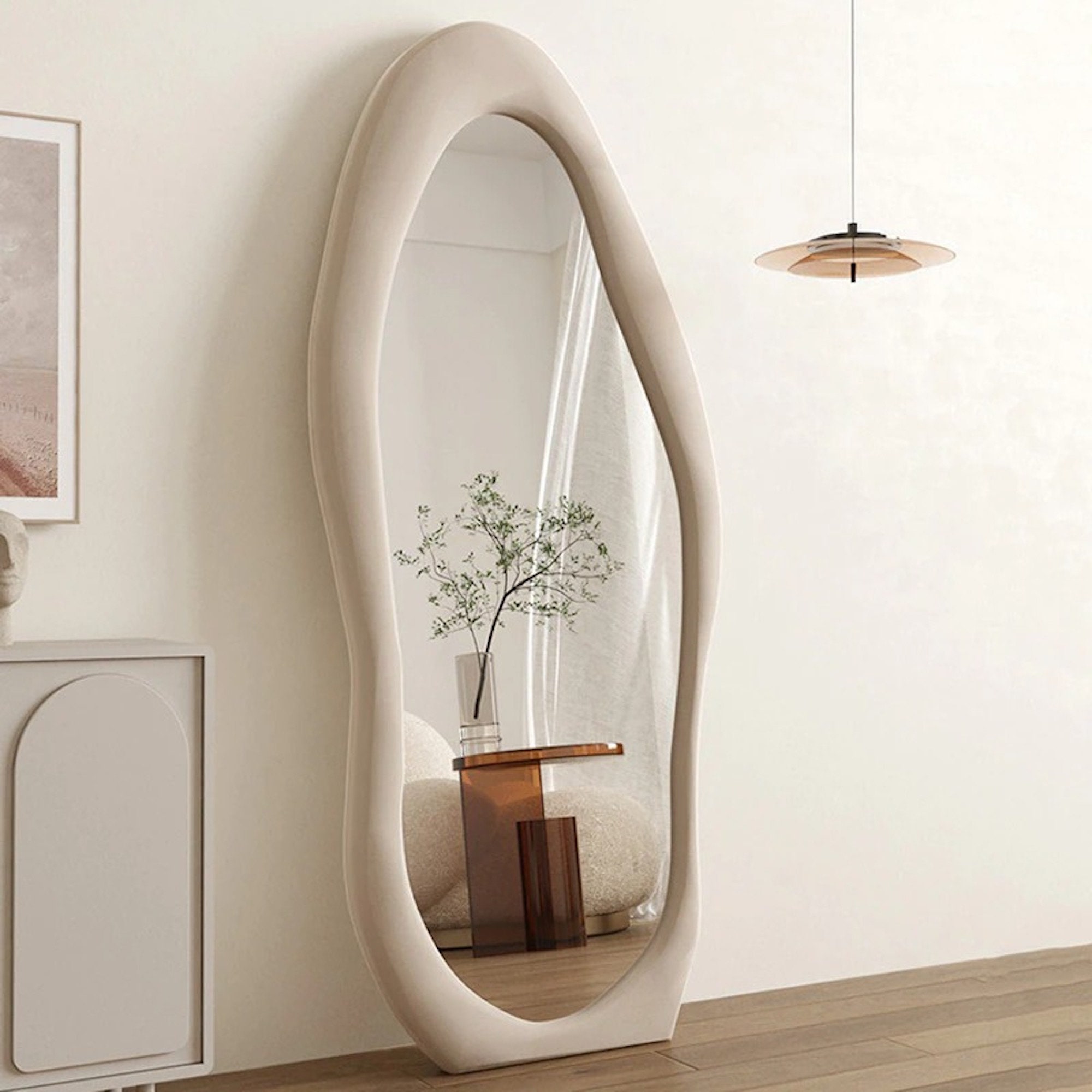 Floor Mirror Stand 