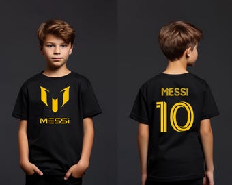 Kids Lionel Messi Shirt: Soccer Team Tee