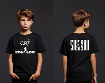 Kids Cristiano Ronaldo CR7 Soccer T-shirt
