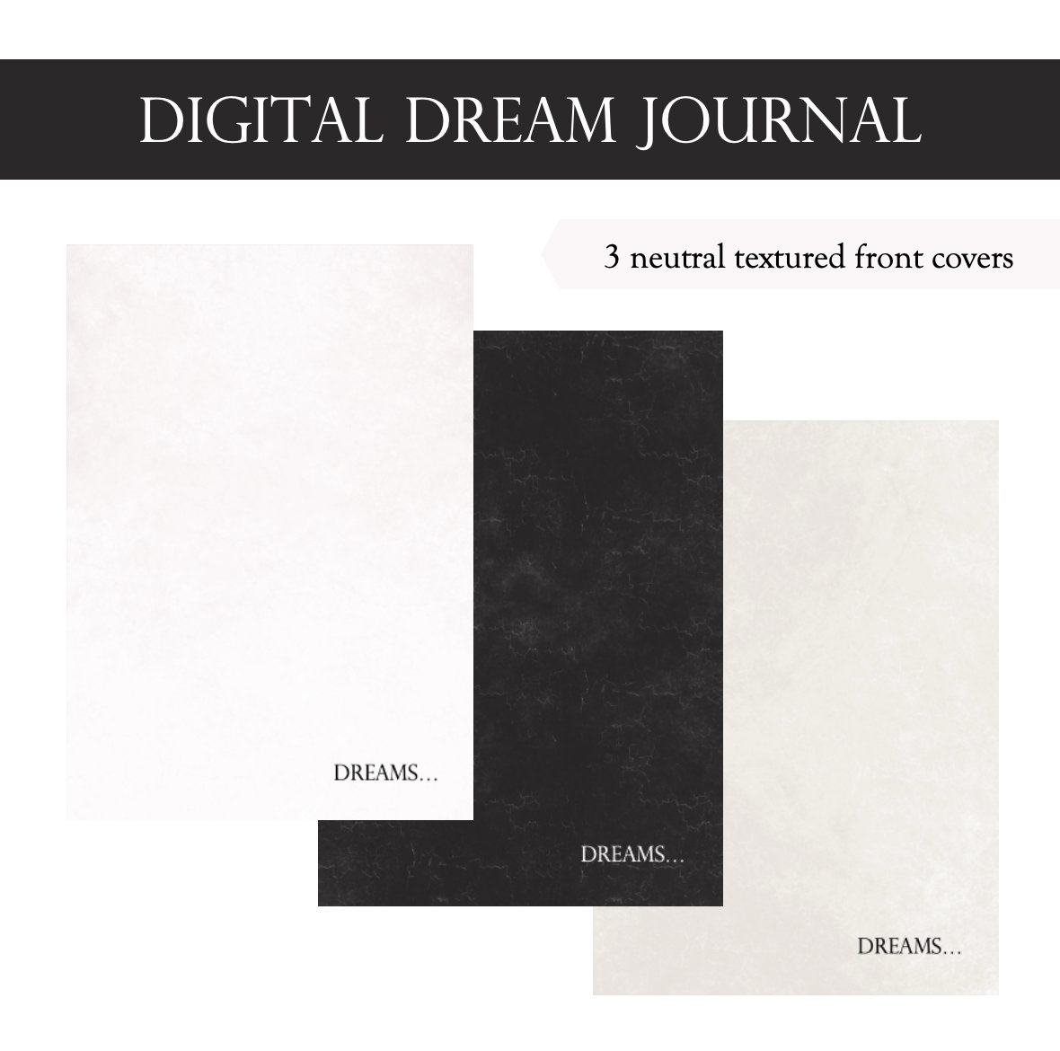 Digital Dream Journal, Goodnotes Journal, Notability Journal - Etsy
