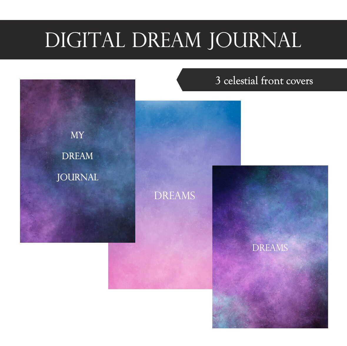 Digital Dream Journal, Goodnotes Journal, Notability Journal - Etsy