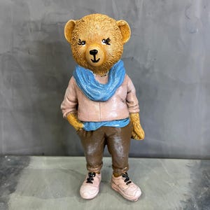 Teddy Bear Collection Retro Bear Figurine Model 10
