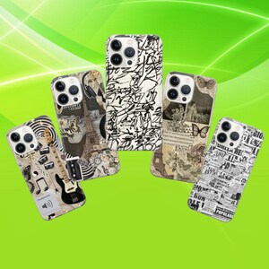 Retro Phone Case Music Cover for iPhone 14 13 12 Pro 11 XR 8 7, Samsung S23 S22 A73 A53 A13 A14 S21 Fe S20, Pixel 7 6A