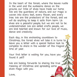 Letters from the Forest Elves Advent Countdown image 4