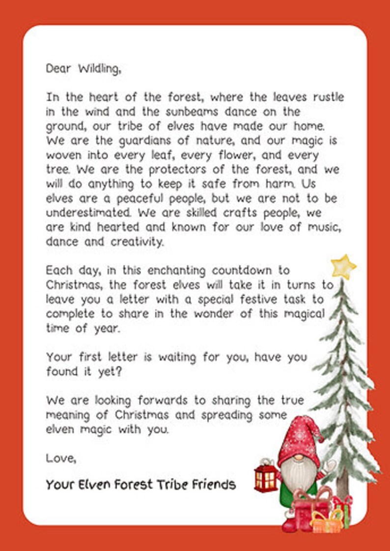 Letters from the Forest Elves Advent Countdown image 4