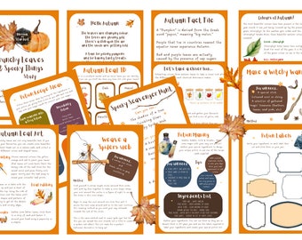 Autumn & Halloween Activity - Nature Study, Craft, potions