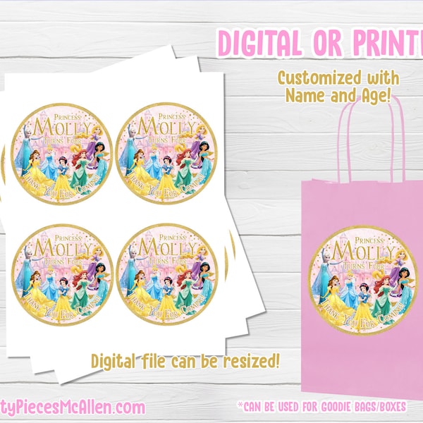 Princess Party Favor - Etsy