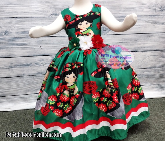 Girls Green Mexican Dress, Mexican Dress, 5 De Mayo Dress, Mexican Independence Dress, Mexican Heritage Outfit, Charrita Dress - Etsy Girls Green Mexican Dress, Mexican Dress, 5 De Mayo Dress, Mexican Independence Dress, Mexican Heritage Outfit, Charrita Dress - Etsy
