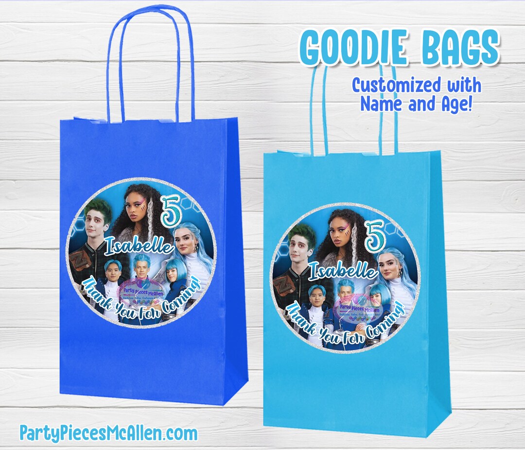 Zombies 3 Aliens Goodie Bags, Zombies 3 Aliens Favor Bags, Custom ...