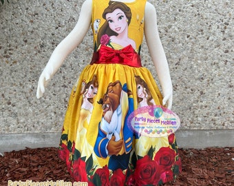 open lace back dress Amazon.com: Kids' Transforming Belle Costume