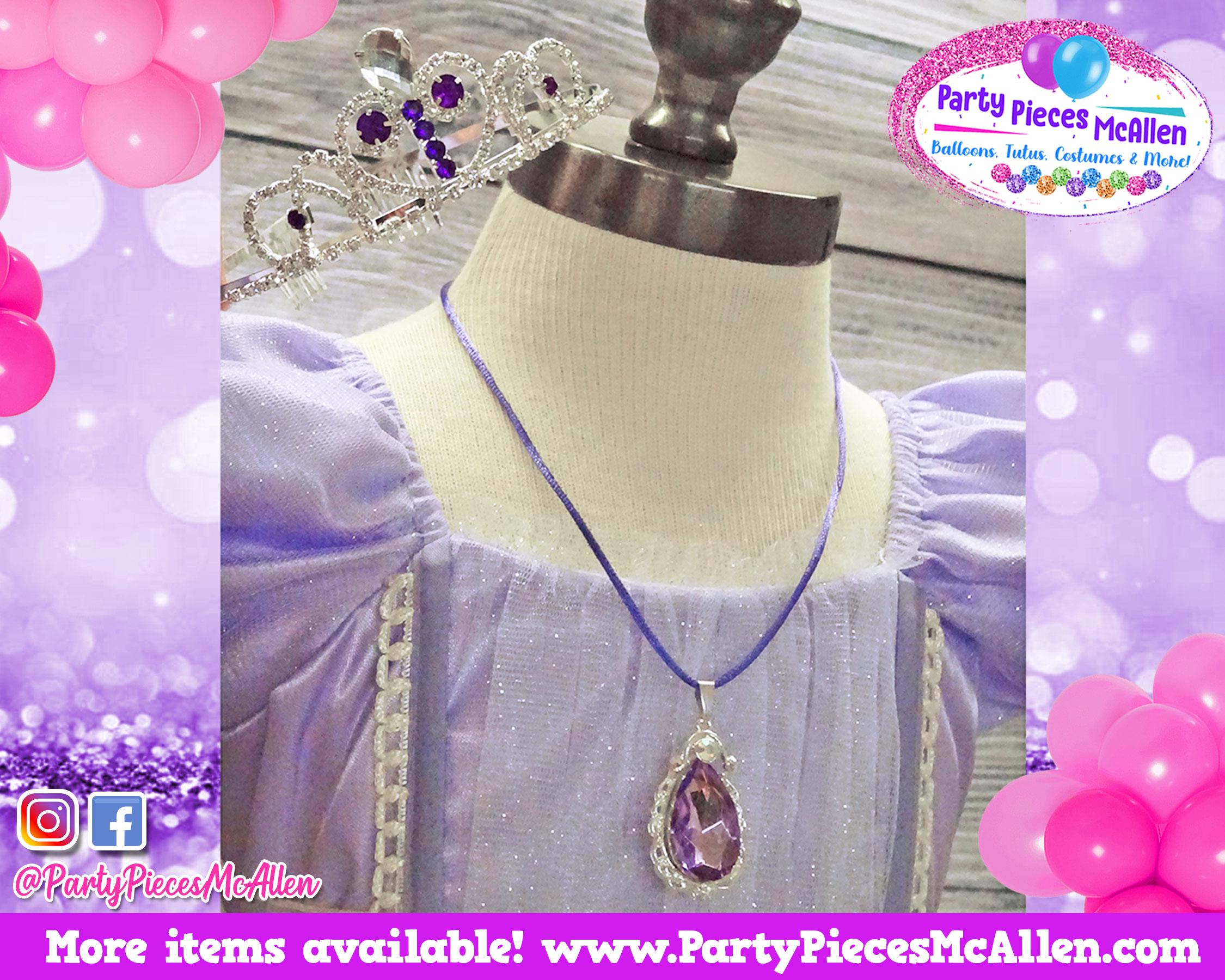 open lace back dress Little Adventures Purple Amulet Princess, Girl's, Size: 2XL (9-11 yrs.)
