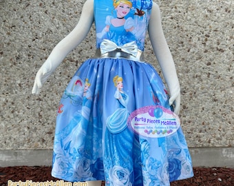 Princess Cinderella Dress, Princess Birthday Dress, Princess Birthday Outfit