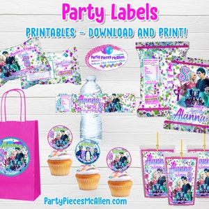 PRINTABLE Zombies 3 Birthday Package, DIY Zombies 3 Party Package