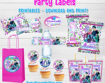 PRINTABLE Zombies 3 Birthday Package, DIY Zombies 3 Party Package