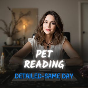 Pet Psychic Reading, Animal Communication Tarot, Understand Your Dog Cat Bird, Pet Emotions & Wellbeing Insights, Same Day PDF Report