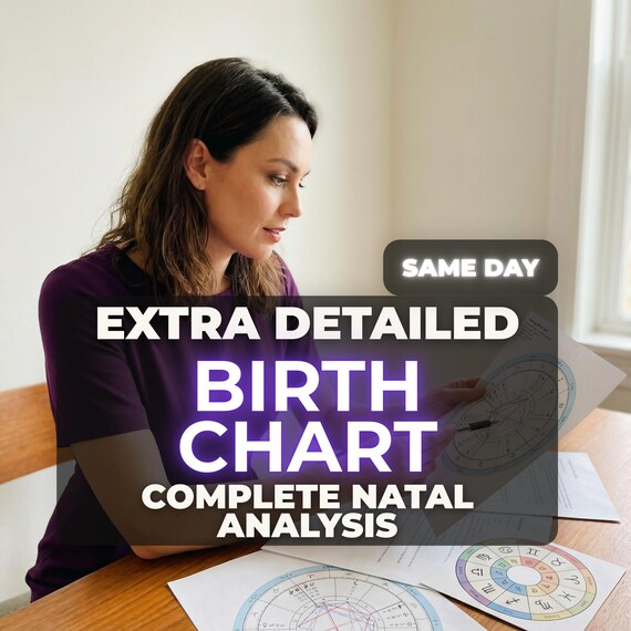 Birth Chart Reading, Personalized Natal Astrology Analysis with Life Path & Personality Insights