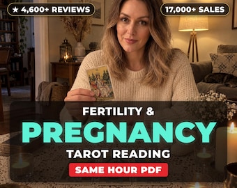 Pregnancy and Fertility Tarot Reading, Conception Timeline & Baby Gender Prediction, Same Hour PDF