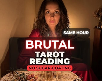 Lectura de tarot brutalmente honesta, sin rodeos: mensajes de verdad absoluta.