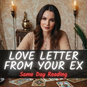 Carta de amor de tu ex Lectura psíquica el mismo día Canalizando las intenciones de tu persona Carta de ex, carta de llama gemela Lectura de amor personalizada