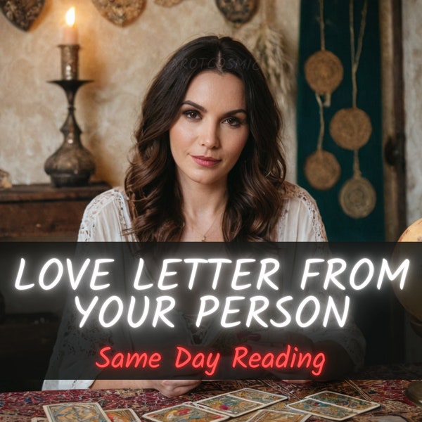 Love Message from your Person Same Day Psychic Reading Channelled Psychic Messages, Ex Letter, Twin Flame Psychic Love Reading