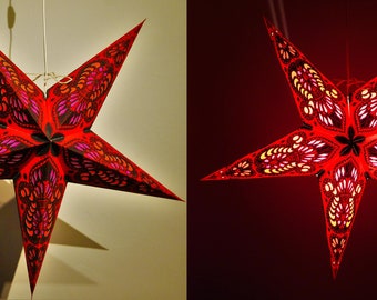 Luminous Star Arabesque Red 60cm