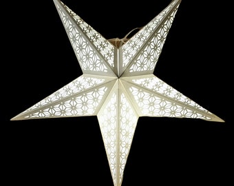 White Flower of Life Star 60cm